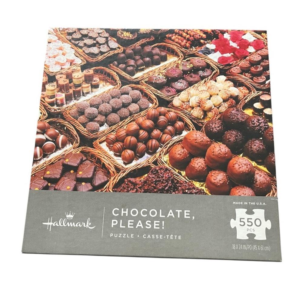 500 piece Hallmark jigsaw puzzle Chocolate, Please!